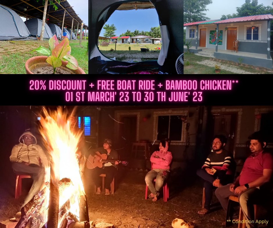20% Discount + Free Boat Ride + Bamboo Chicken